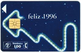 Privat Telefonkarte Spanien Feliz 1996
