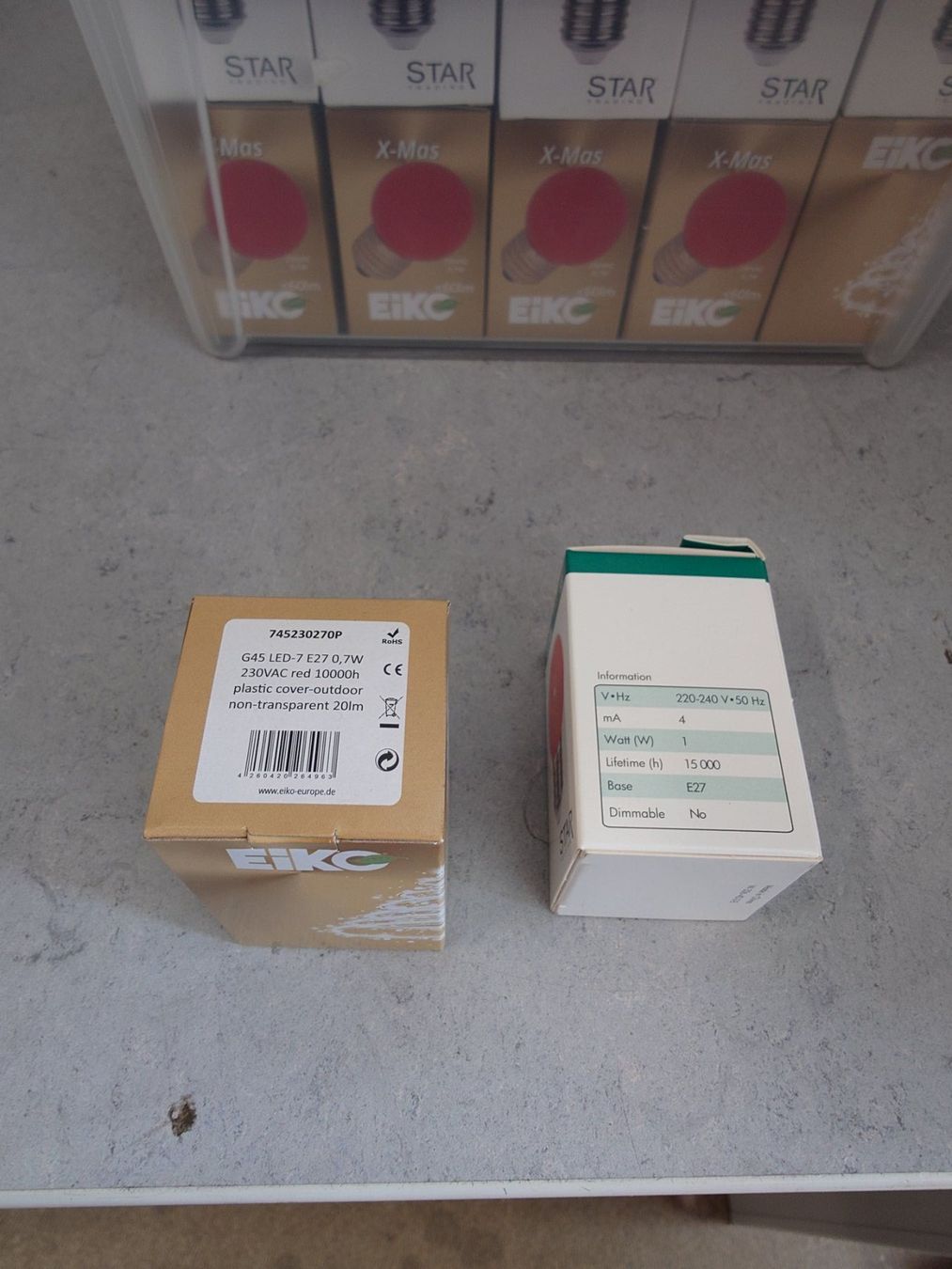 Lampade: LED Leuchtmittel E27 rot – Nuovo e nell'imballaggio originale da Thun venduto da werft_thun 1