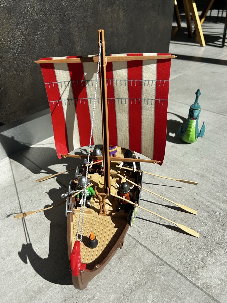 Giocattoli: Playmobil Wikingerschiff mit Drache – Usato da Utzenstorf venduto da Microsaft 1