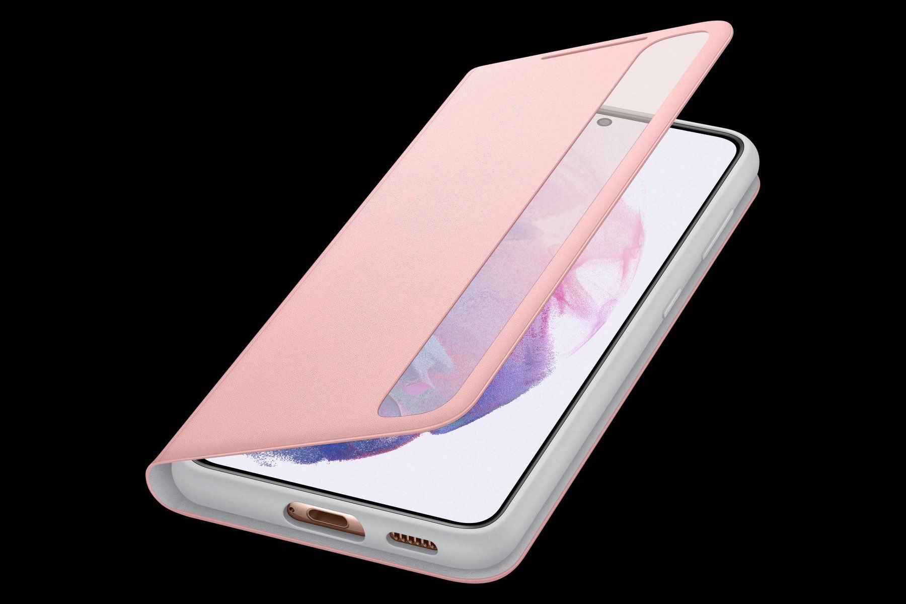 Samsung Coques & Protection écran: Samsung Galaxy S21 Clear View Cover pink – Neuf avec emballage d'origine à Niederurnen par mowgli_1963