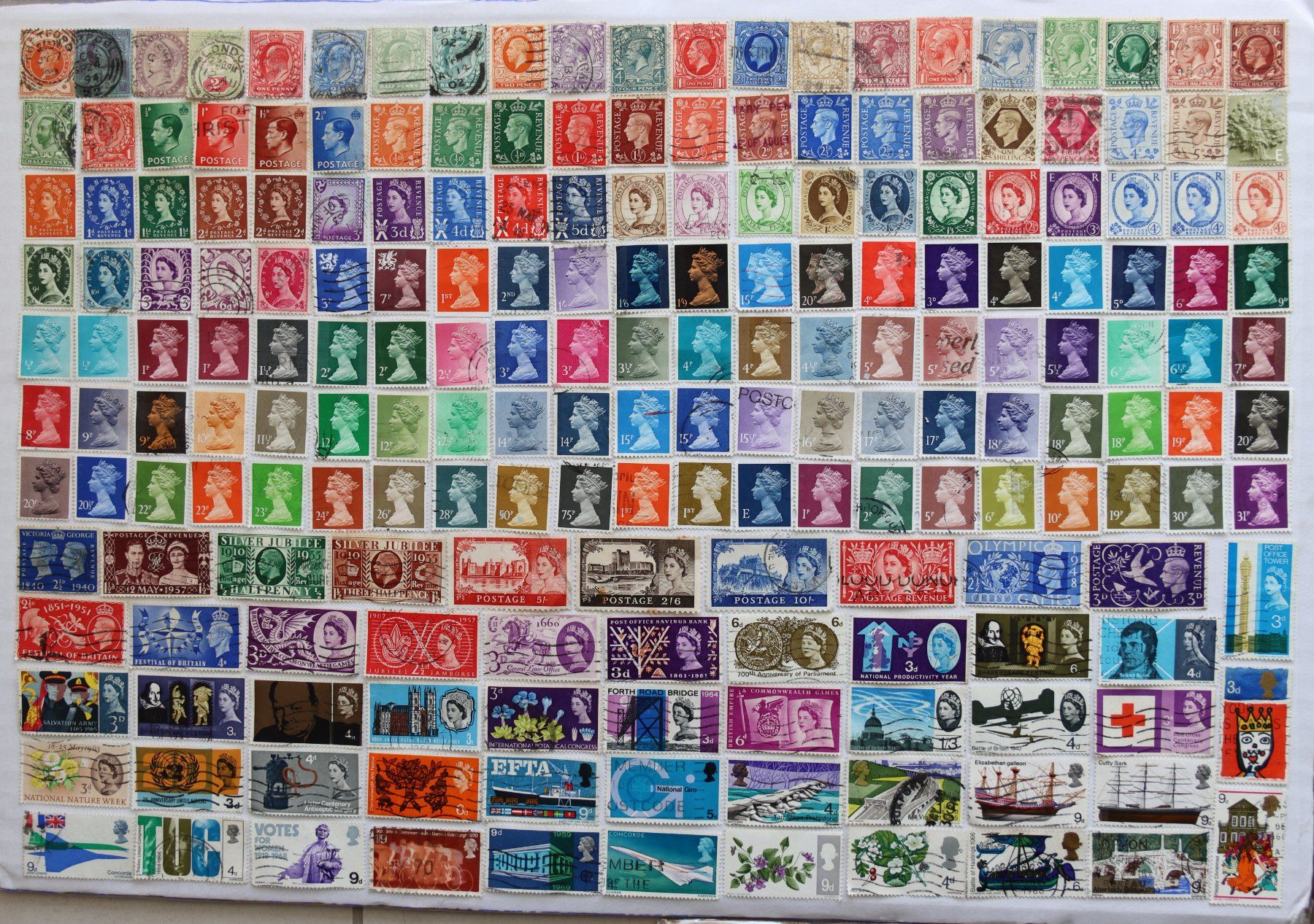 Alle Briefmarken: Briefmarken England – Gebraucht aus Oberentfelden von lakipul 1