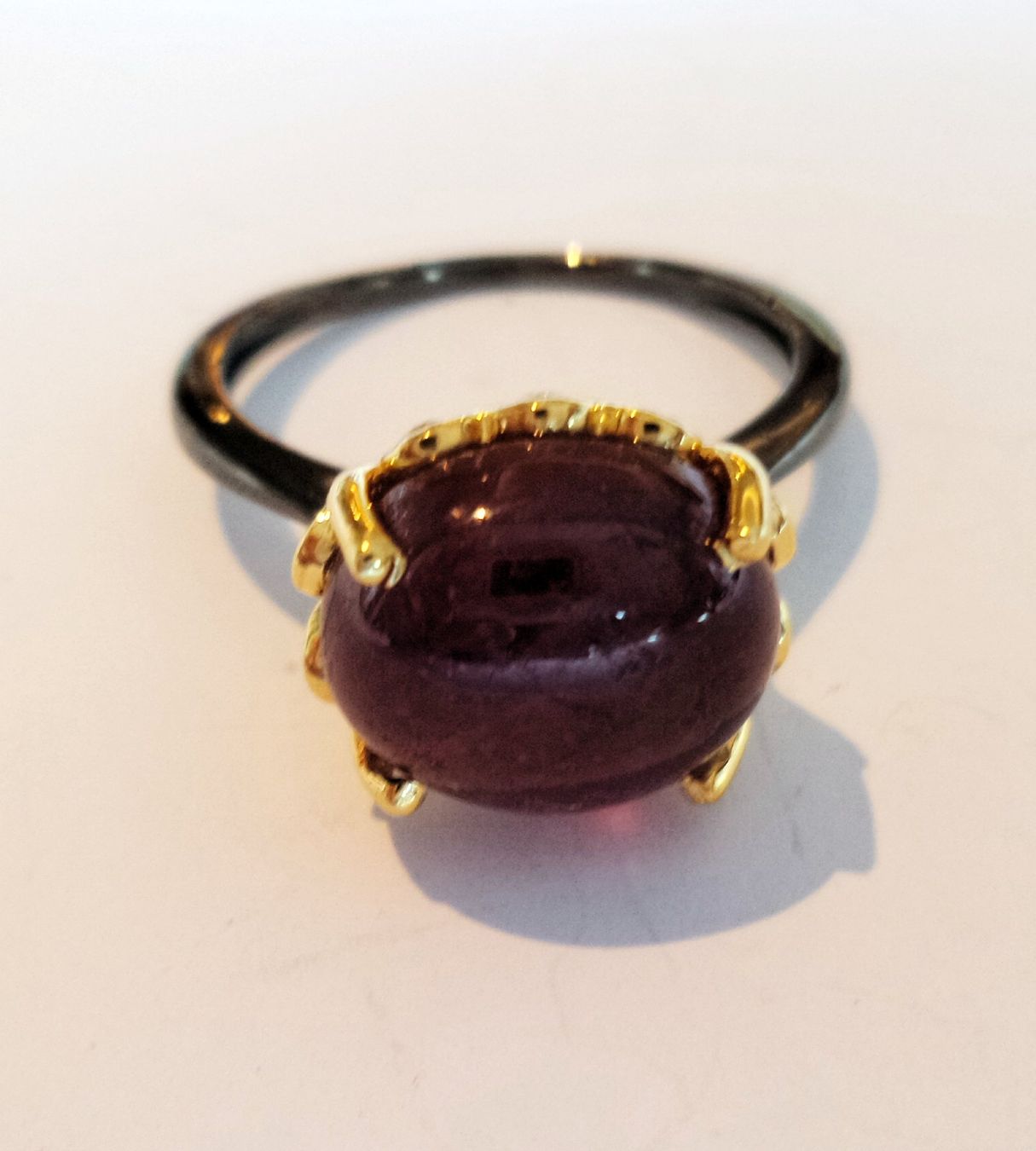 Bagues: Rubin cabochon Silber Ring – Neuf (Voir description) à Zürich par Benedikt21 7
