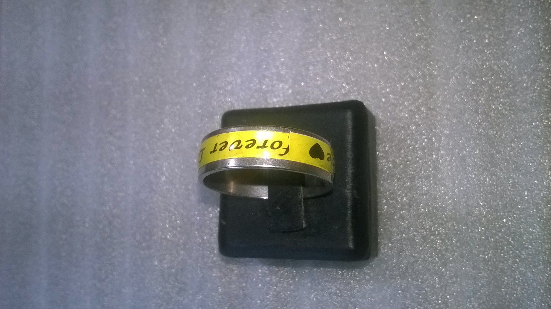 Ringe: RING EDELSTHAL,,,GELB UND SILBER FARBE,,,GLANZIG – Neu (gemäss Beschreibung) aus Basel von bijoutrie_4 3