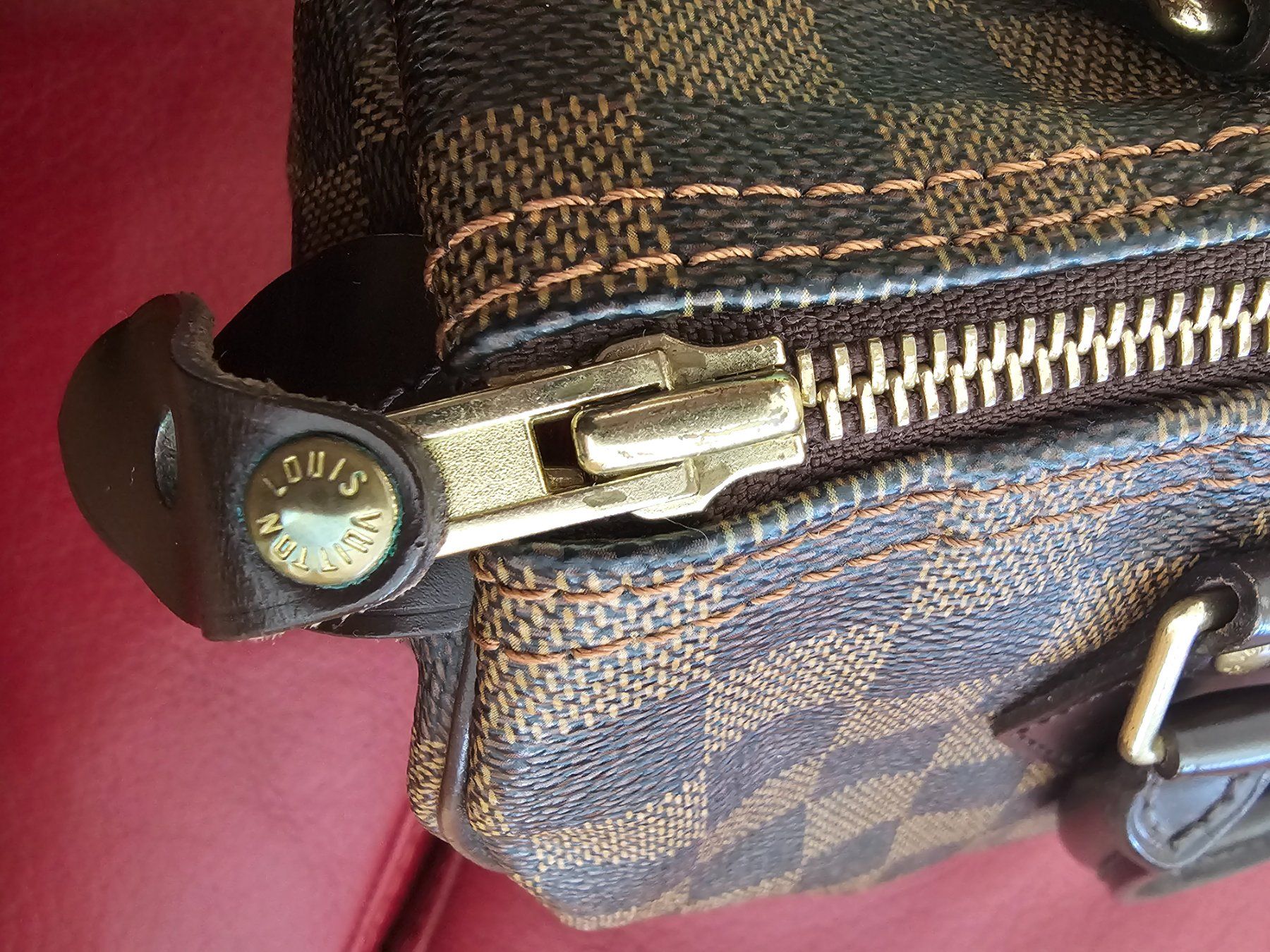 Louis Vuitton Borse: Luis Vuitton (Original) Speedy 25 Damier Ebene Canvas – Usato da Zürich venduto da Luxury79 8