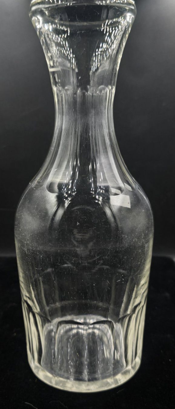 Caraffe: Antike, geschliffene Glaskaraffe mit Eichstrich – Usato da Rorschacherberg venduto da snOOpydOg11 6