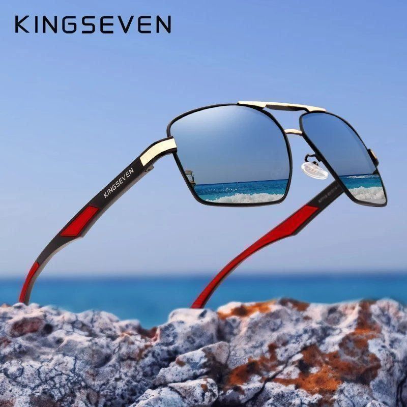 Occhiali & Lenti: Kingseven Polarisierte Sonnenbrille – Nuovo e nell'imballaggio originale da Suhr venduto da sjay.Cv 2