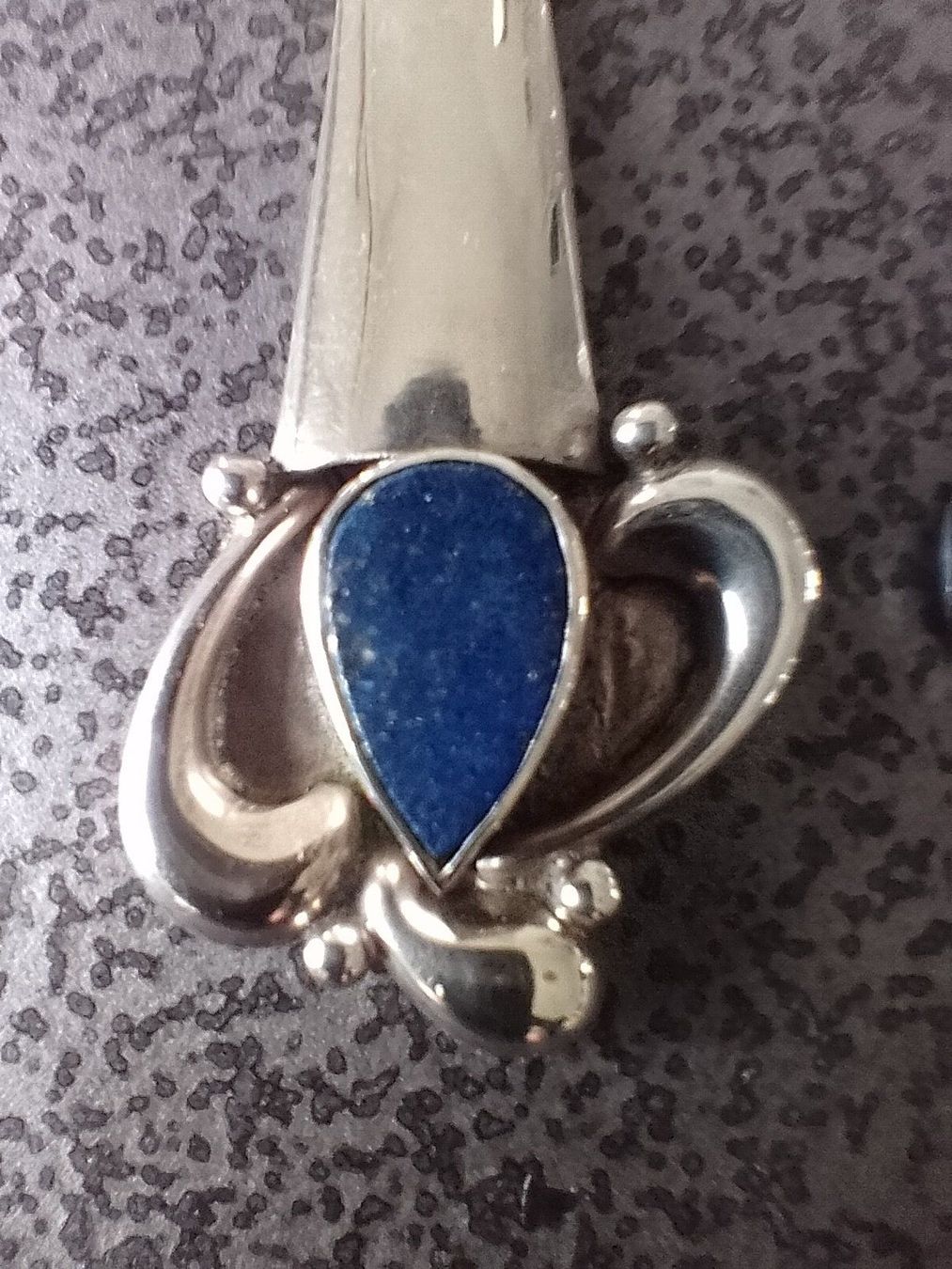 Orecchini pendenti & Orecchini a lobo: Hübsche Ohrhänger mit Lapislazuli Silber 925 – Usato da Luzern venduto da Seri4 2
