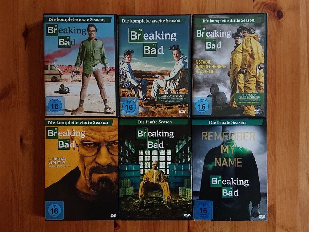 BREAKING BAD Staffel 1 bis 6 Komplette Serie auf DVD Kaufen auf Ricardo