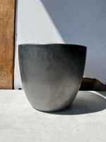 Gartentopf / Keramik / Anthrazit / ( 2355 )
