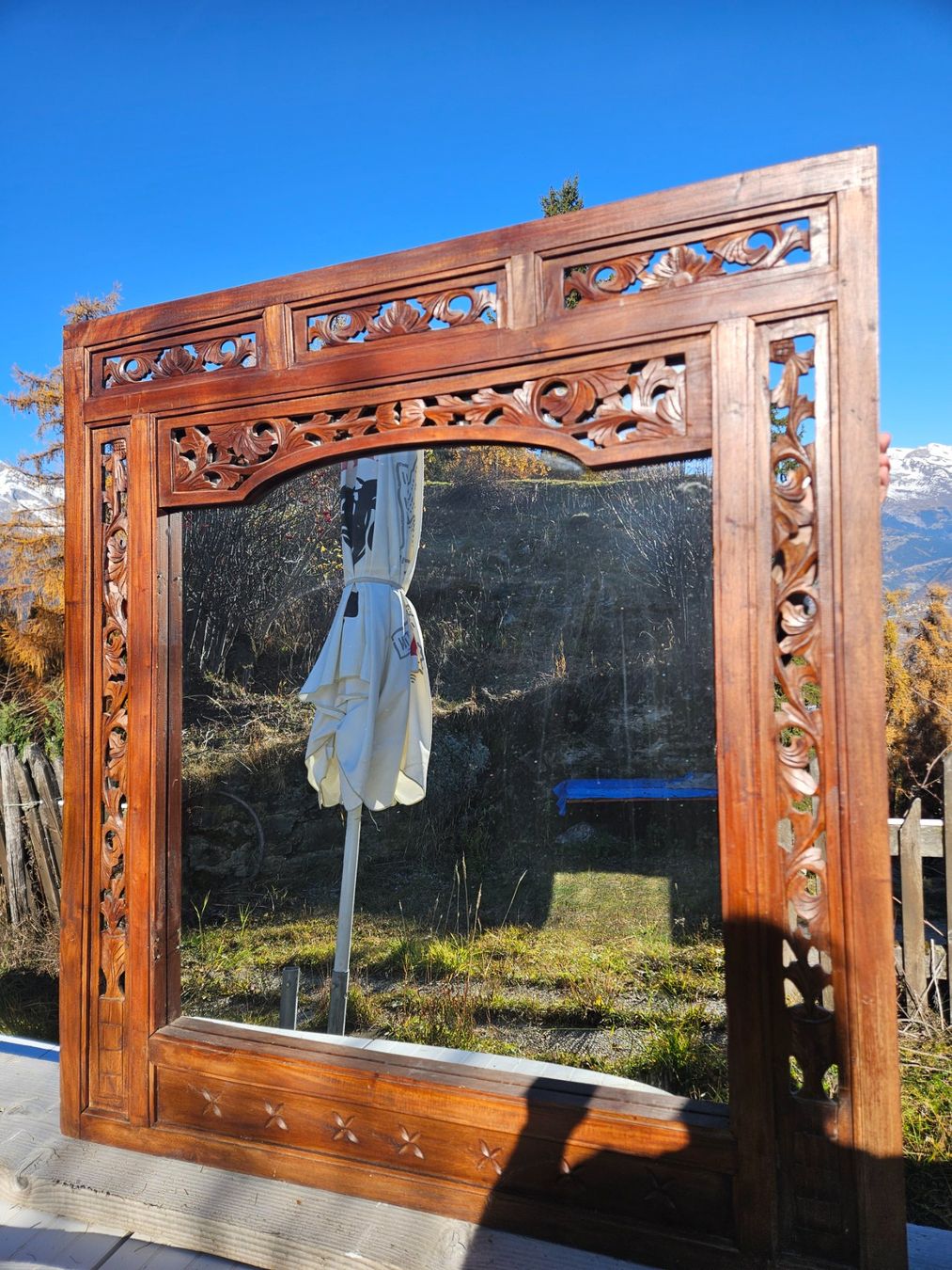 Specchi: Miroir ancienne bois sculpté – Usato da Haute-Nendaz venduto da Bart84 1