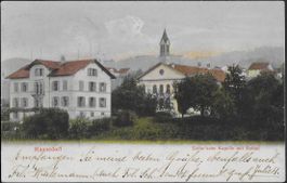 1908 AK MÄNNEDORF archivfrisch echt gelaufen top ab 1.-