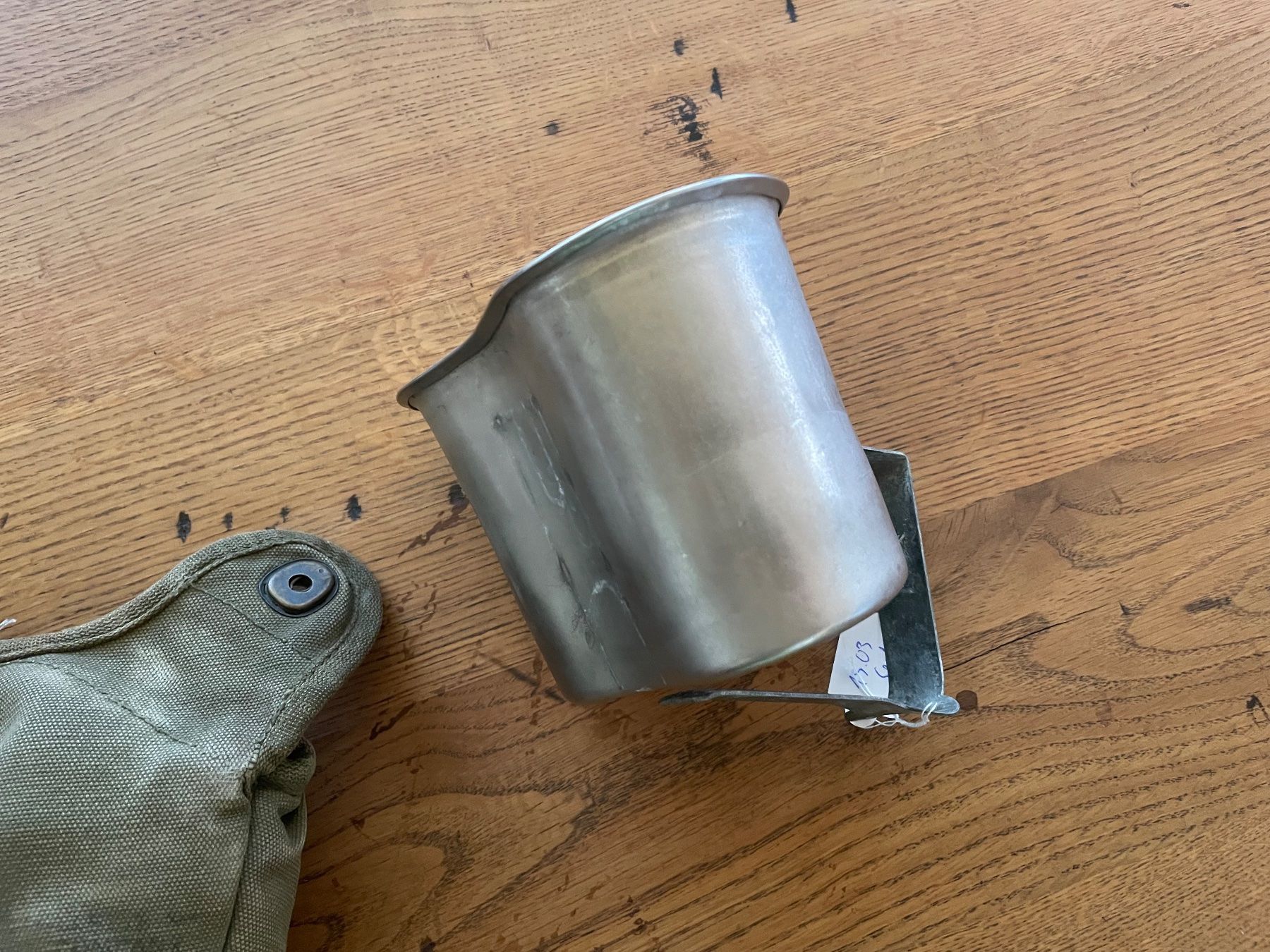 US Army Uniformi: Original us Army WW2 canteen – Usato da Oberbütschel venduto da Woodie2005 4
