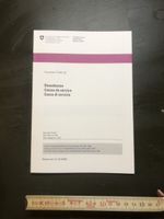 Schweizer Armee Dienstkasse Formular 17.001 Kassenbuch Reg.
