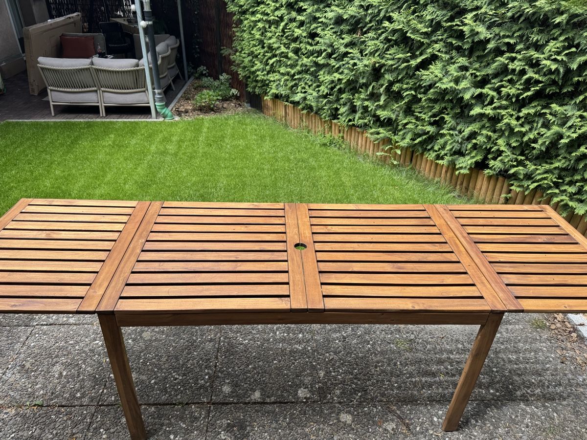 Ikea Tavoli: IKEA Holz-Gartentisch inkl. 3 Stühle – Usato da Cham venduto da GOLF2GL 3