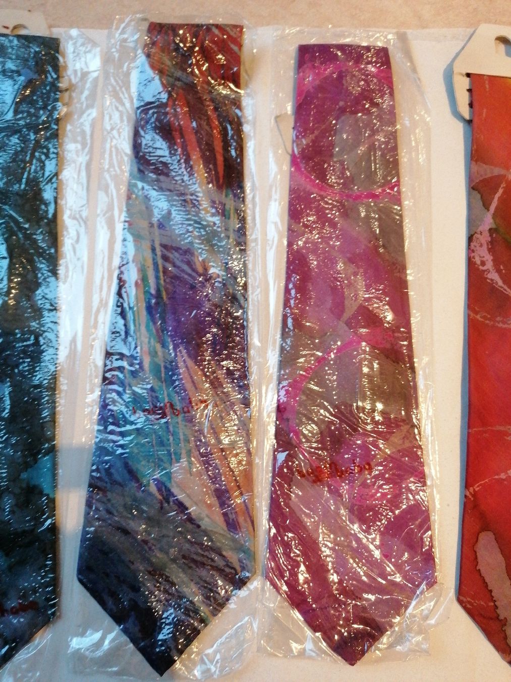 Krawatten: 5x Batik Seidenkrawatten Krawatten Set Boom Baba neu – Neu und originalverpackt aus Klingnau von vollmond36 4