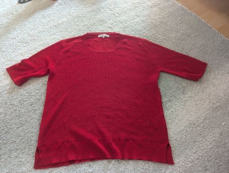 Gerard Darel Pullover rot Grösse 2 gebraucht guter Zustand