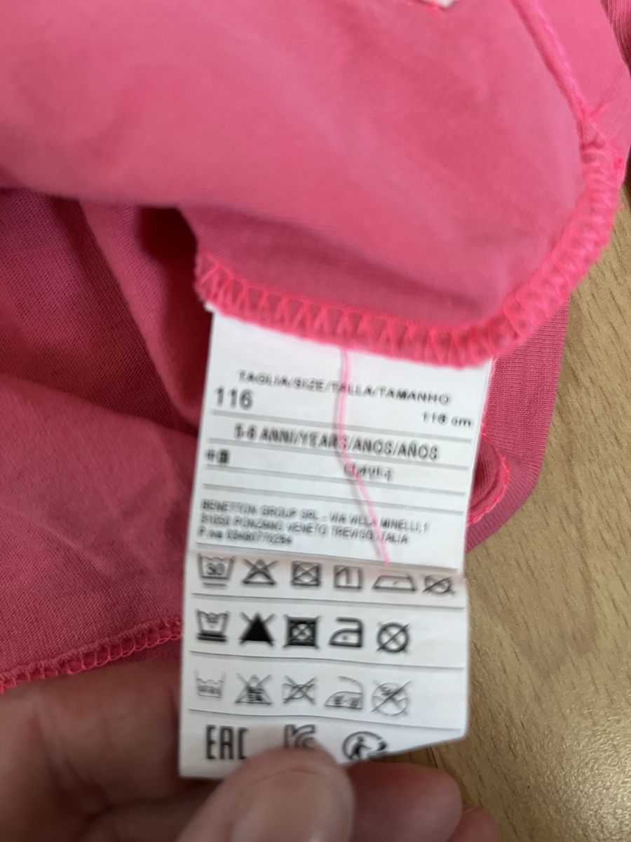 Benetton Camicette, T-shirt & Top: Barbie Benetton Langarmshirt, Gr. 116 – Usato da Zürich venduto da jmg_8005 2