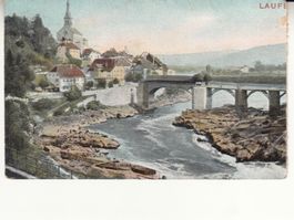 Laufenburg 1905 mit Stabstempel Laufenburg