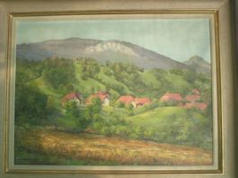Rumisberg BE Oelbild von Irma Herren , 1963