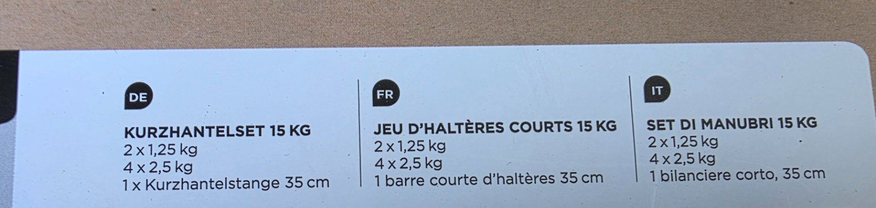 Poids & Haltères: Perform Kurzhantelset. – Neuf (Voir description) à Buchs SG par nefi022 1