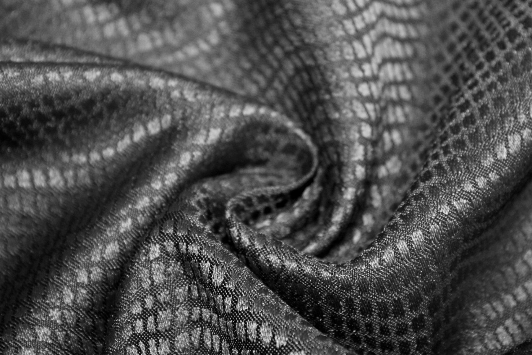 Tessuti: Stoff Kleiderstoff Jacquard d.grau – Nuovo (secondo la descrizione) da Obfelden venduto da solomon111 1