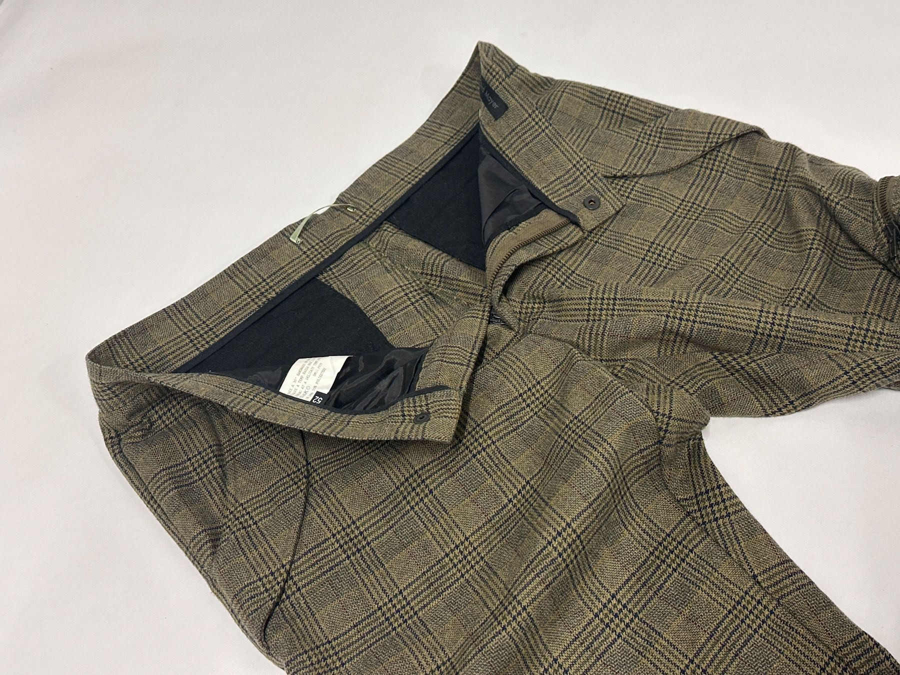 Pantaloni: Karo Hose mit Seitentaschen, David Mayer, Grösse 52 – Usato da Bern venduto da troom105 6
