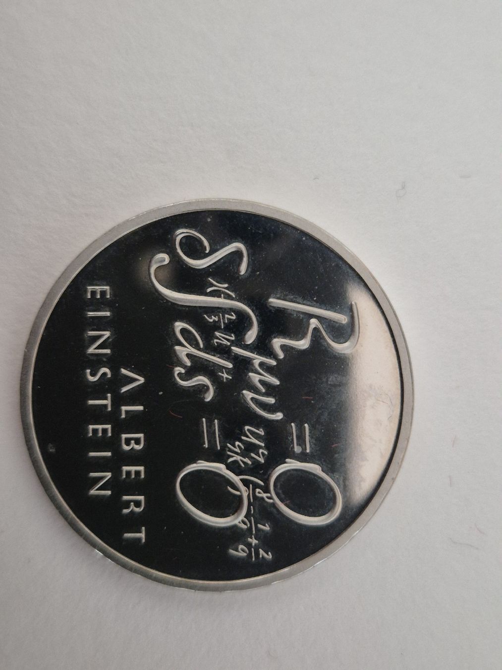 Tutti le monete: 5 Franken Münze PP 1979 Albert Einstein im Etui Formel – Usato da Russikon venduto da eunicetungol 2