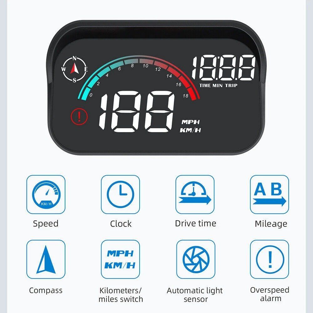 Accessori per altri veicoli: HUD  GPS Head Up Display Auto Tachometer Windschutzscheibe – Usato da Kirchdorf AG venduto da csnmclub 4