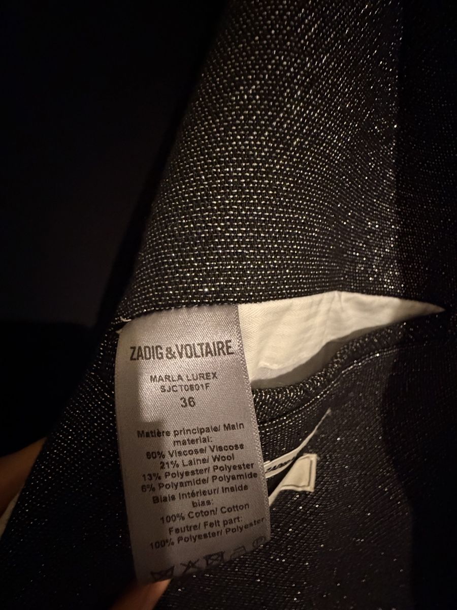 Zadig & Voltaire Cappotti: Glitzermantel Zadig & Voltaire 36 – Usato da Basel venduto da RausindieNatur 3