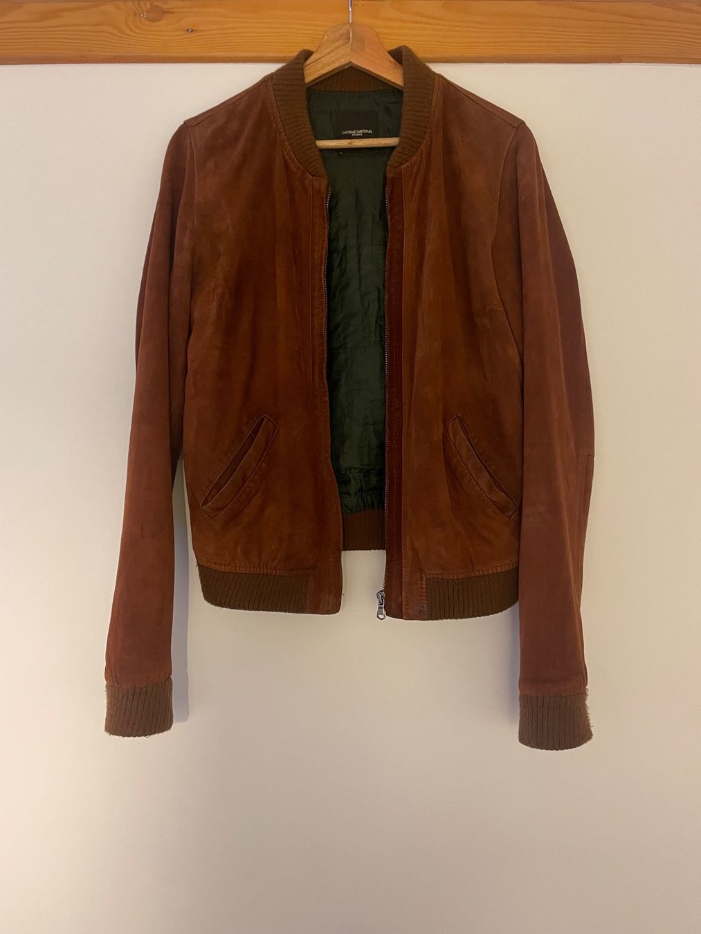 Giacche: Rehbraune Lederjacke Blouson aus Wildleder – Usato da Zürich venduto da eli_g8w6 1