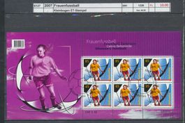 2007 "Frauenfussball", Kleinbogen, ET - Stempel