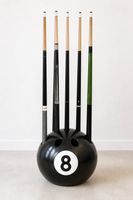 Queue-Ständer 8-Ball Kugelform - Billard Queuehalter