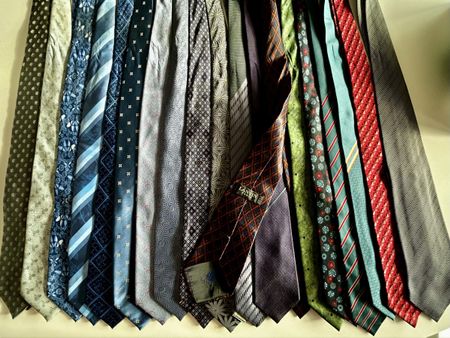 Collection 19 cravates LANVIN Paris vintage 100% soie
