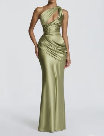 BABYBOO Emina Maxi Dress Light Olive L – wie neu