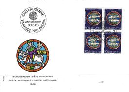 Pro Patria Viererblock 1968