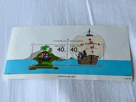 Briefmarke Segelschiff Kapverden