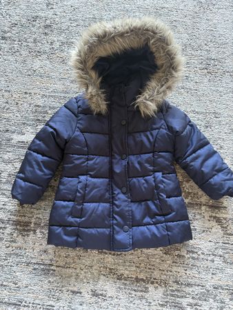H&M Mädchen lang Winterjacke gr.98