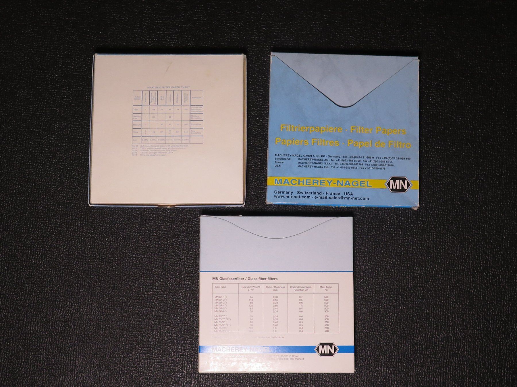 Sanitari: 3x Whatman + MN 185mm Filterpapier, NEU – Nuovo (secondo la descrizione) da Basel venduto da Deko1 4