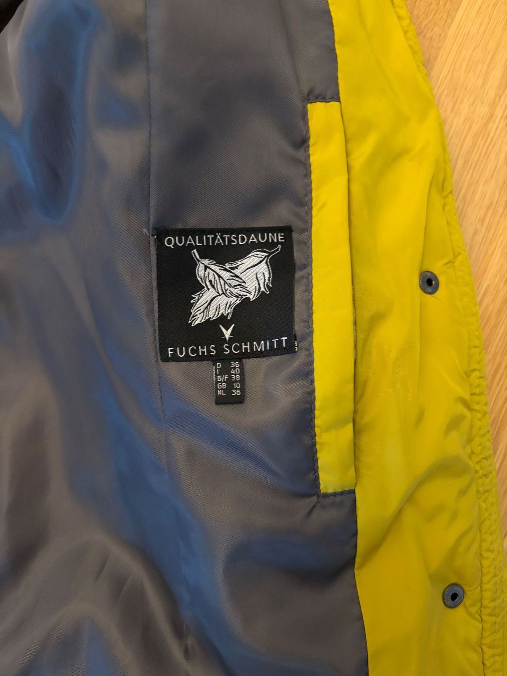 Fuchs Schmitt Giacche: Steppjacke FUCHS SCHMITT gelb – Nuovo (secondo la descrizione) da Oberweningen venduto da Achille.3 3
