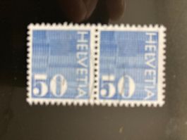 Schweiz 1970 Rollenmarke 50 Rp. Paar waagr. gest. Bedarf 1