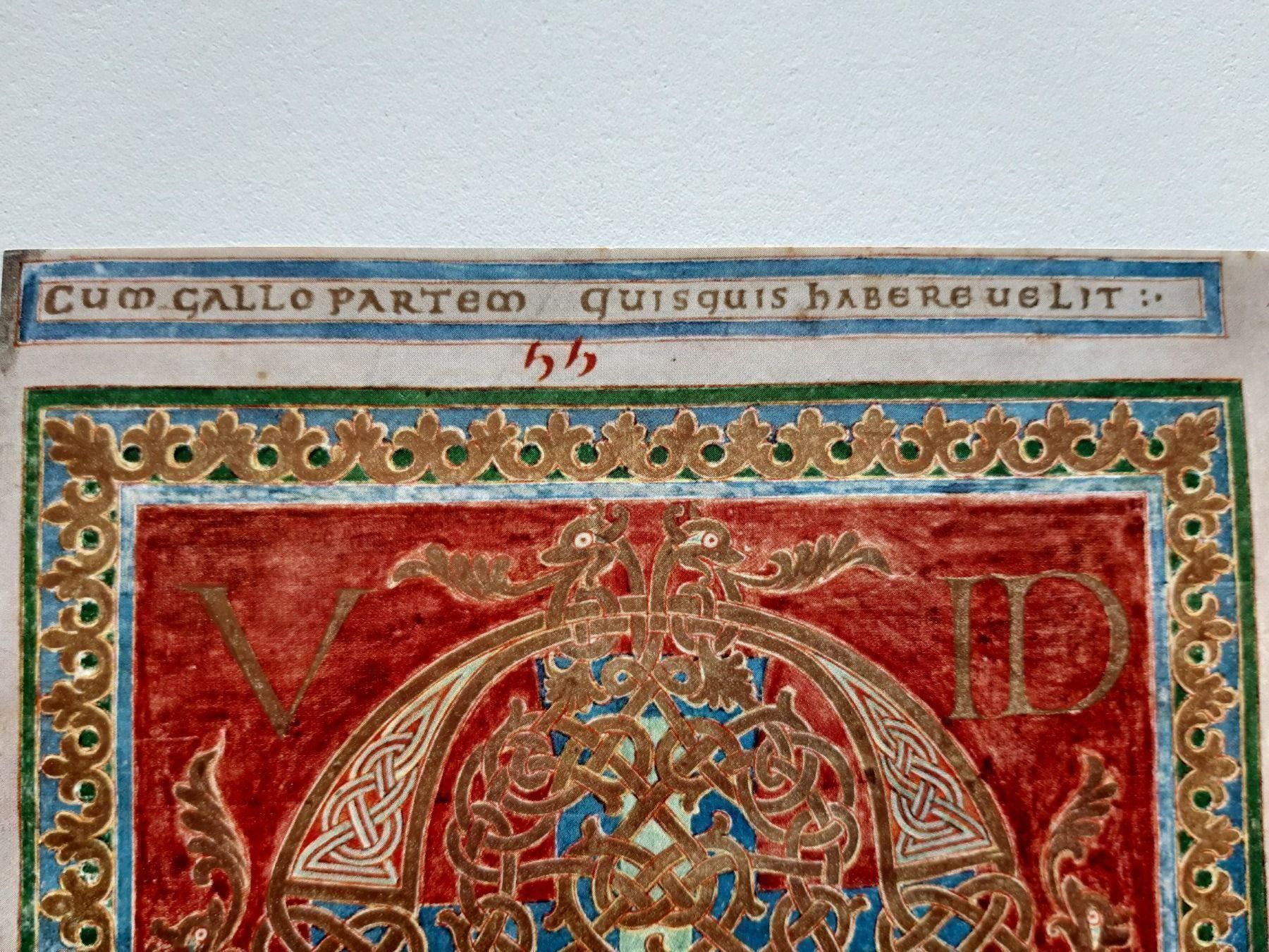 Grafica & Litografie: Initiale Folchart-Psalter 9.Jh Faksimile – Usato da Bévilard venduto da Orscha 2