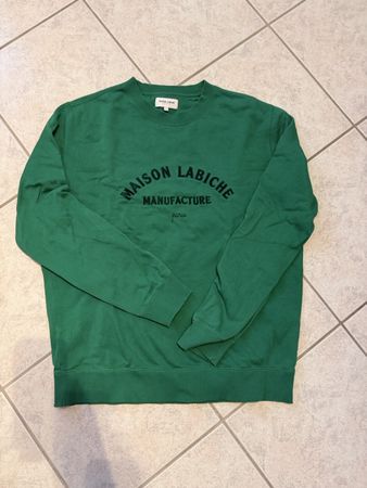 Maison Labiche Pullover Grün Grösse L - Perfekt für Frühling
