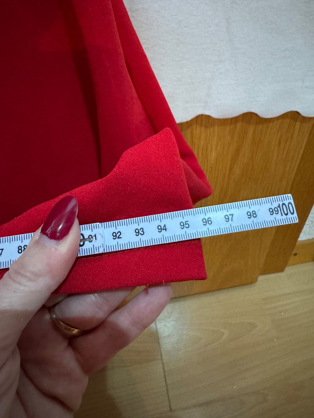 Vestiti: Elegantes rotes Kleid ca. Gr. S – Usato da Grosswangen venduto da SALE_SALE_SALE 9
