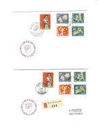 Pro Juventute 1962  série compl FDC 01.12/émises Bern/Zurich