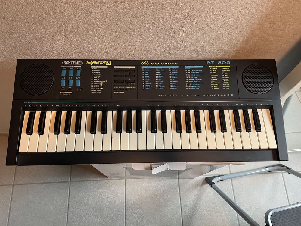 Keyboard Bontempi System 5 | Kaufen Auf Ricardo