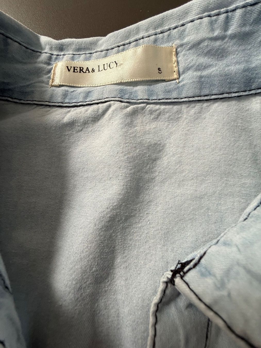 Blusen: Vera & Lucy  Jeansbluse  Grösse S – Gebraucht aus Subingen von ArtBead 3