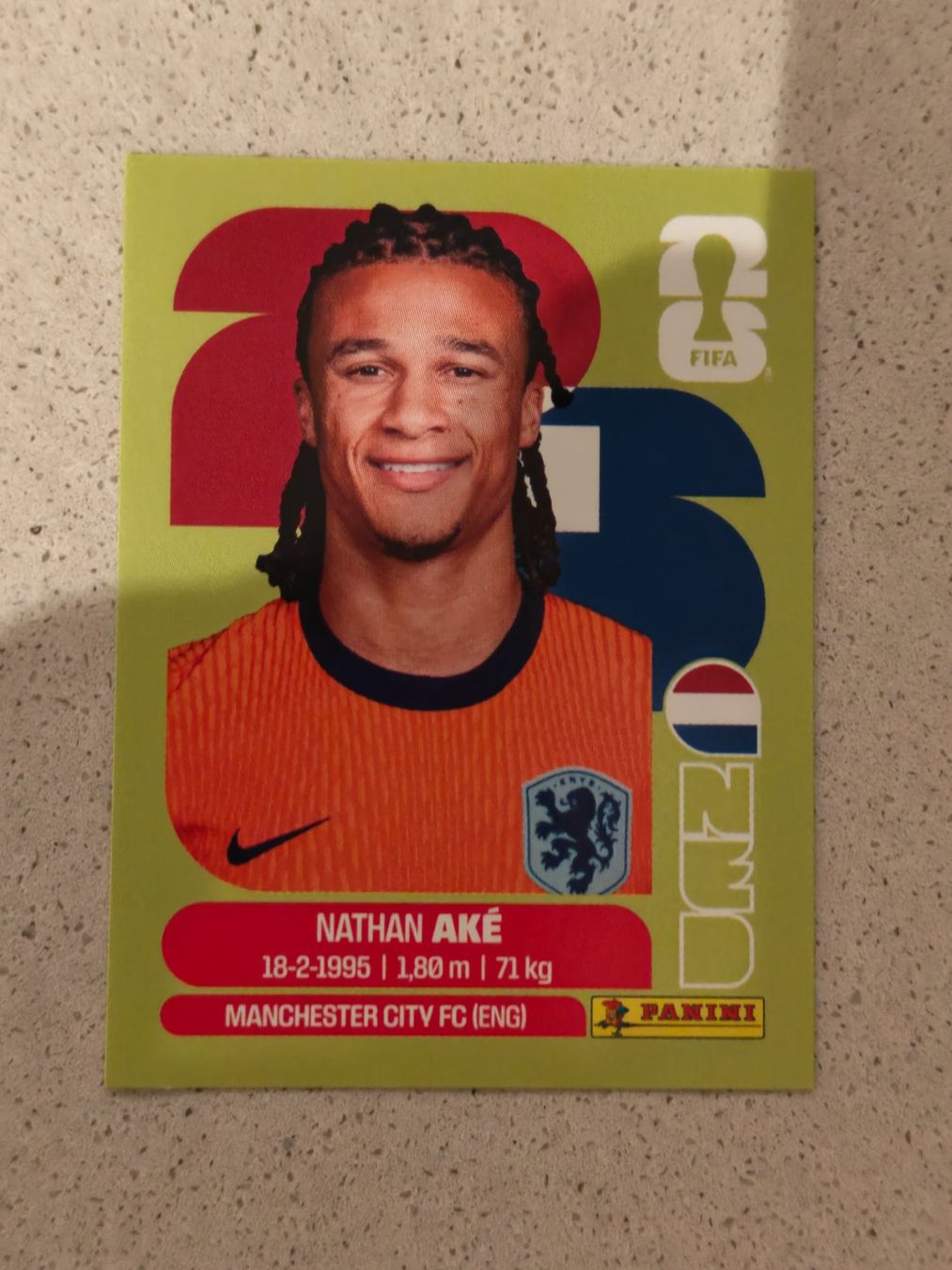 Panini Carte collezionabili: Panini Sticker WM 2026: Nathan Aké NED 7 – Nuovo (secondo la descrizione) da Zofingen venduto da Mak2