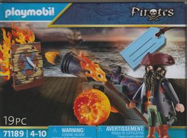 PLAYMOBIL PIRATES 71189 PIRATA CON CANNONE new
