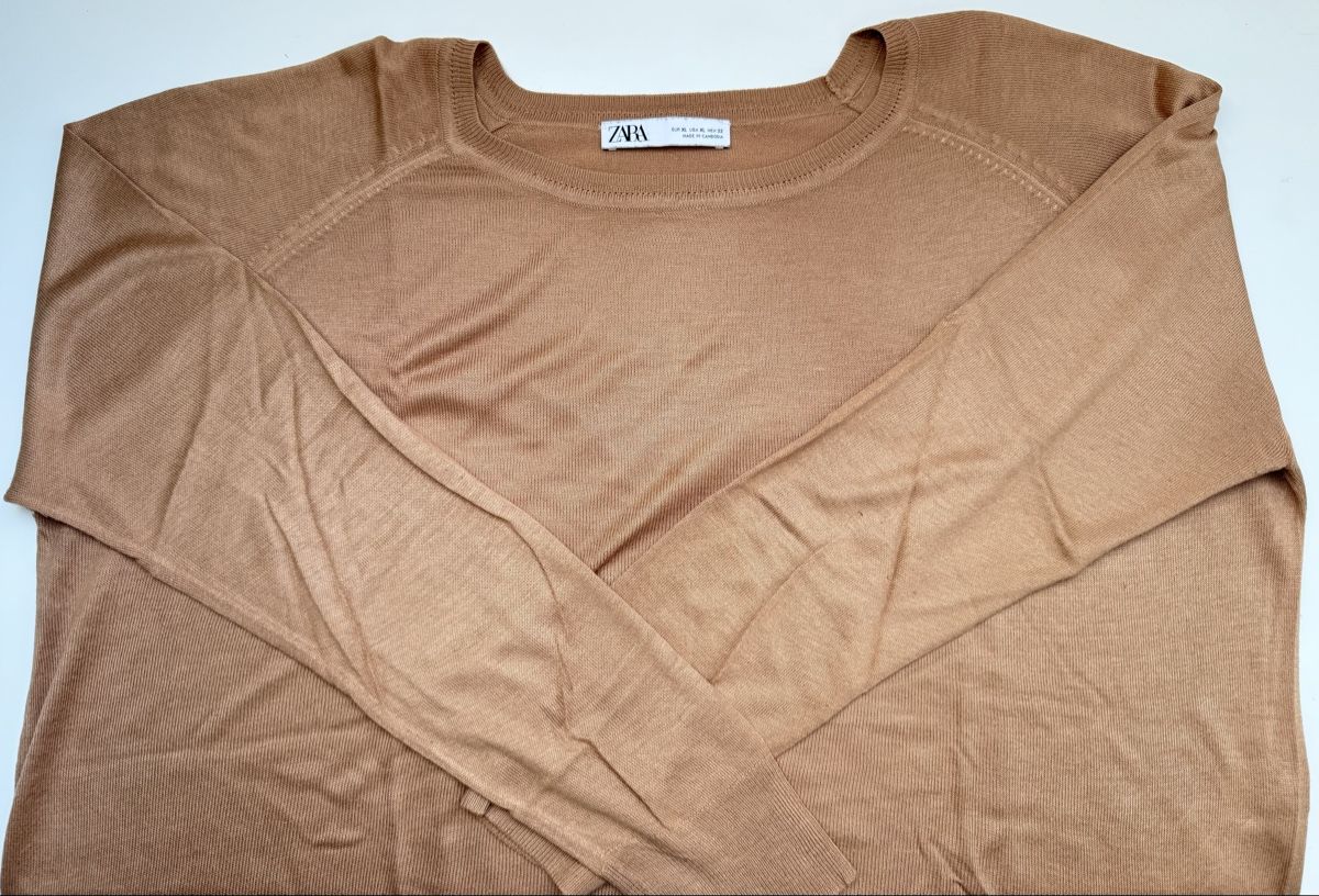 Zara Maglioni & Felpe: Zara Pullover in Camel, Gr. XL – Usato da Islikon venduto da Julies_wardrobe 4