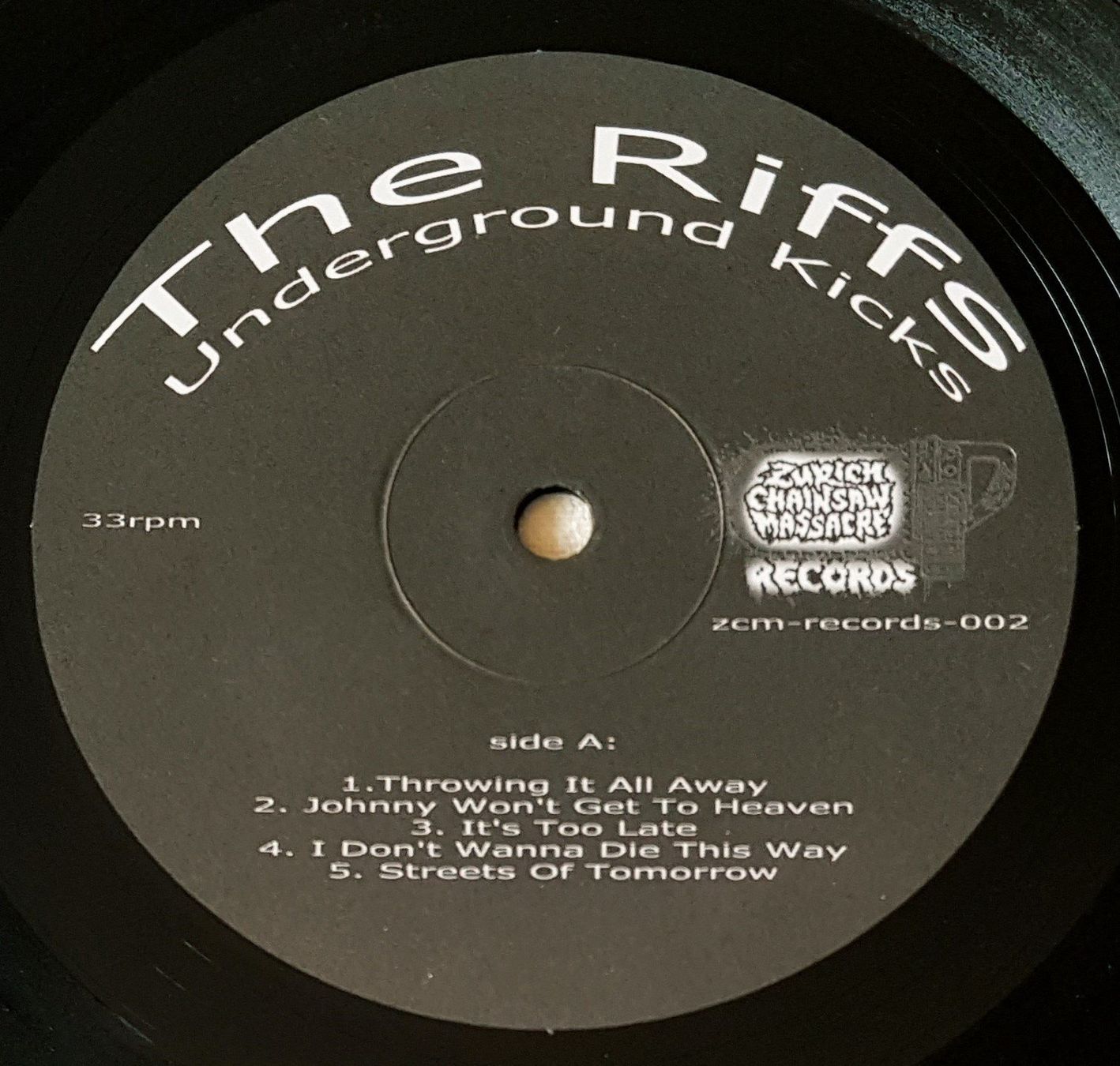 Dischi in vinile: The Riffs – Underground Kicks - LP - 2000 - First Press – Usato da Uster venduto da Zardodel 4